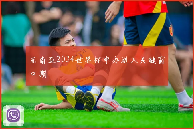 东南亚2034世界杯申办进入关键窗口期